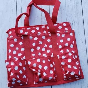 Thirty-One Zip-Top Organizing Utility Tote NIP